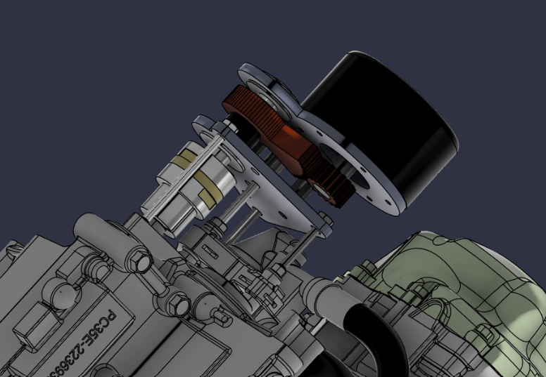 Cover photo, view of the shifter